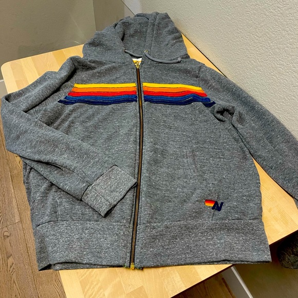 Aviator Nation 5 Stripe Hoodie - Picture 1 of 4